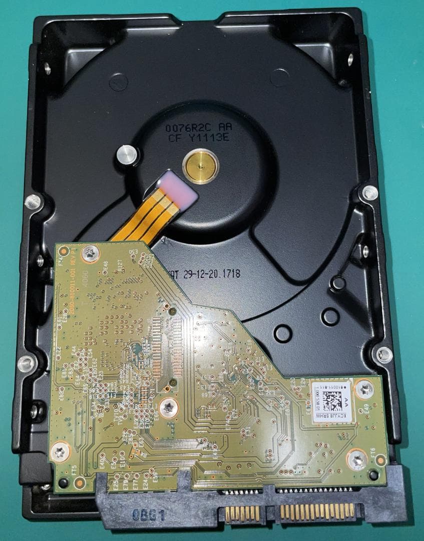 6TB SATA HDD 中古 動作確認済　WDC WD60EZAZ　②