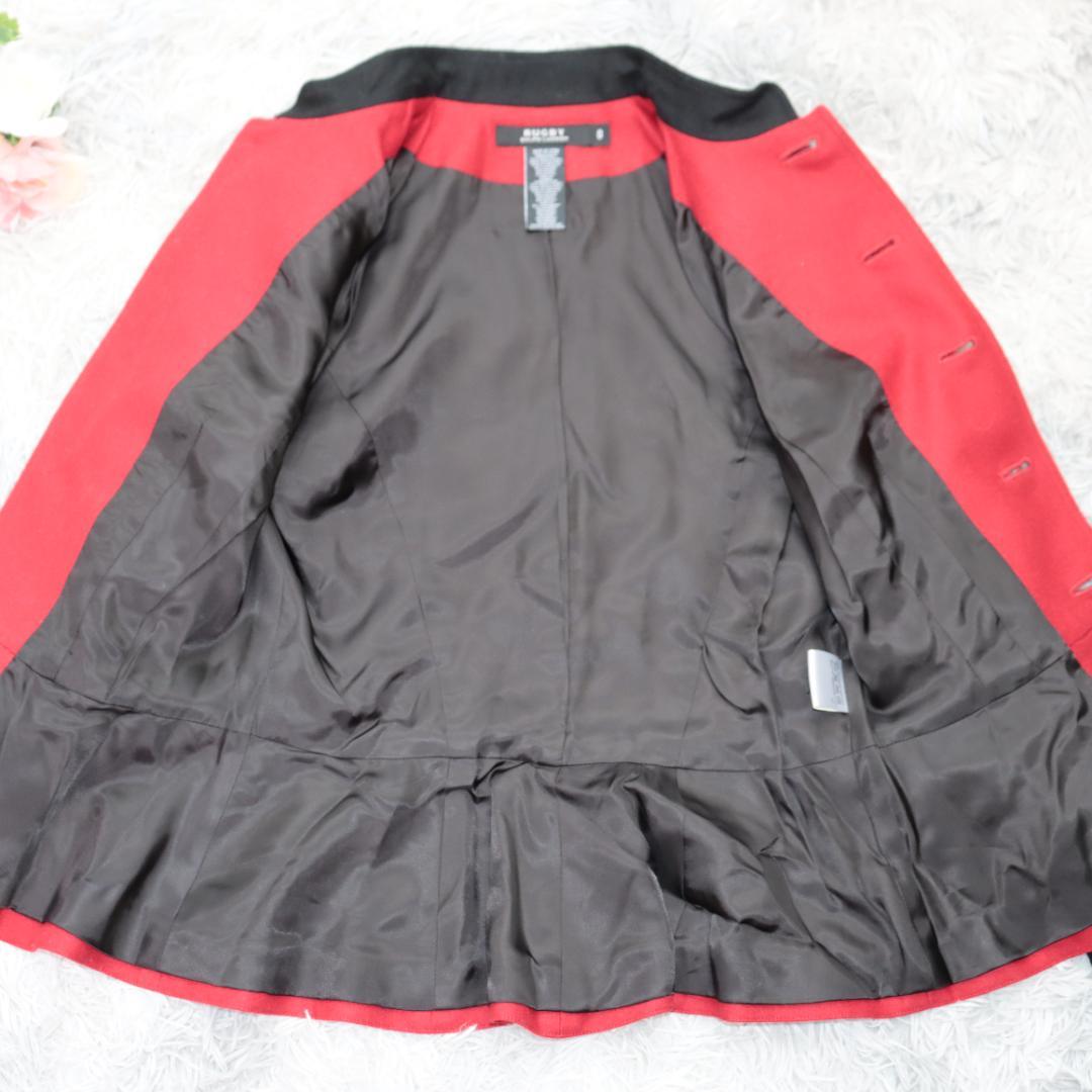 レア✨RUGBYラルフローレン✨ミリタリージャケット　赤黒　カシミヤ混