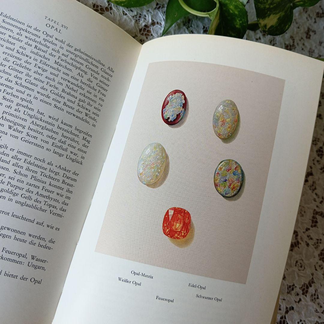 洋書　古書　1953年発行　Edelsteine　宝石　ヴィンテージ　ドイツ語