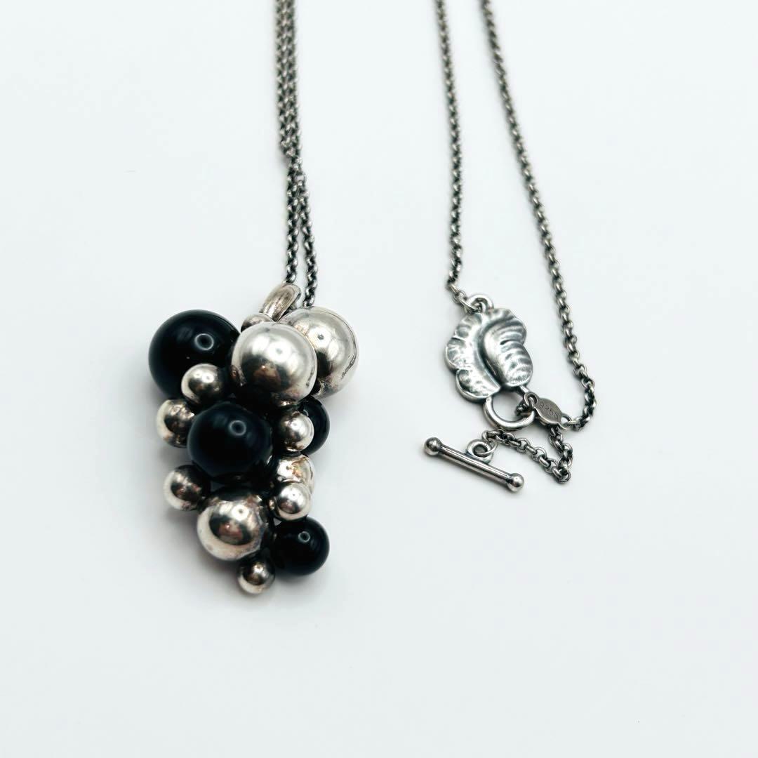 美品 ジョージジェンセン ネックレス ブドウ グレープ シルバー 925