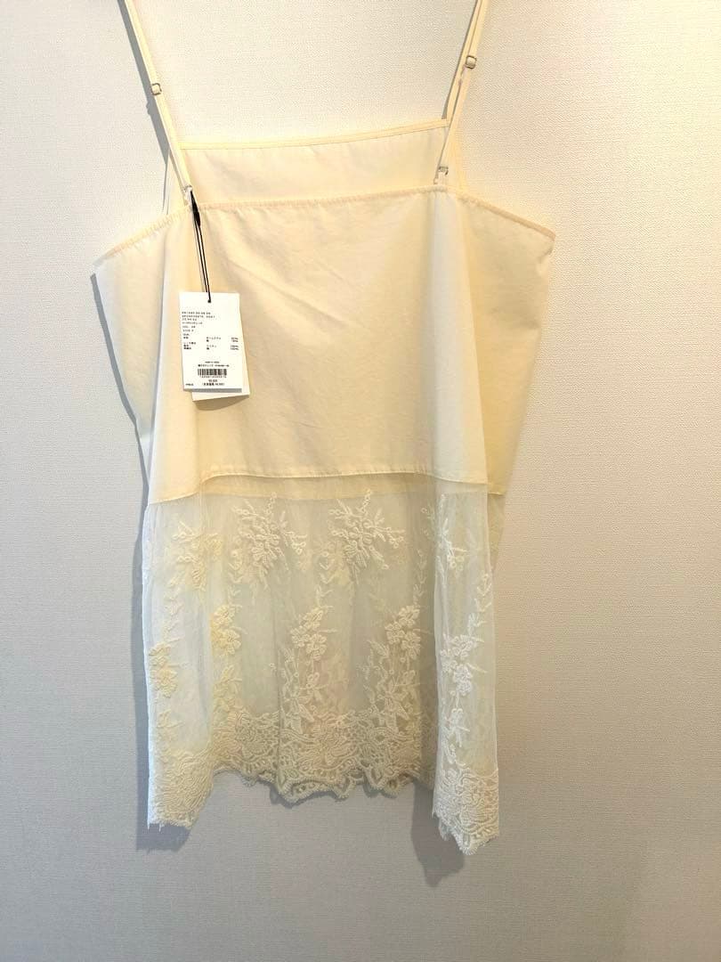 【新品タグ付き】レースキャミチュニック アパートバイ Apart by