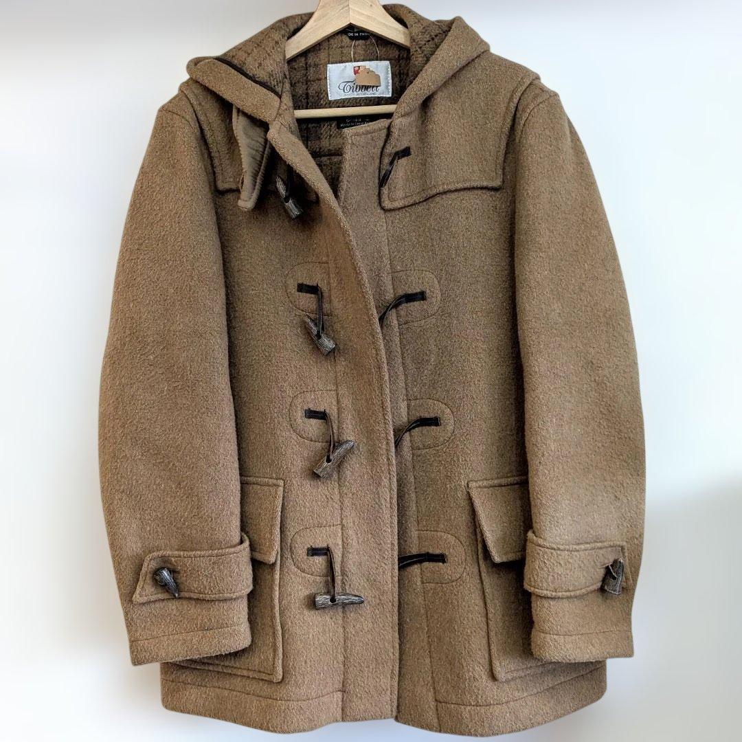 【お買い得】ダッフルコート/英国製/80s90s/Ｍサイズ/ウール/本格派