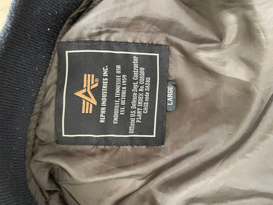 ALPHA INDUSTRIES MA-1 ジャケット ネイビー