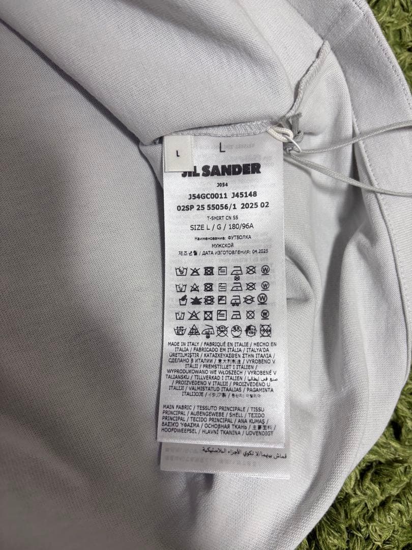 JIL SANDER 25AW オーバーサイズ Tシャツ J54GC0011