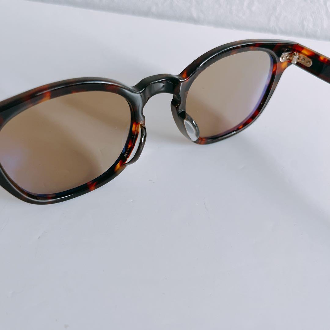 美品　EYEVAN サングラス　Webb 49 TORT 49□22-145