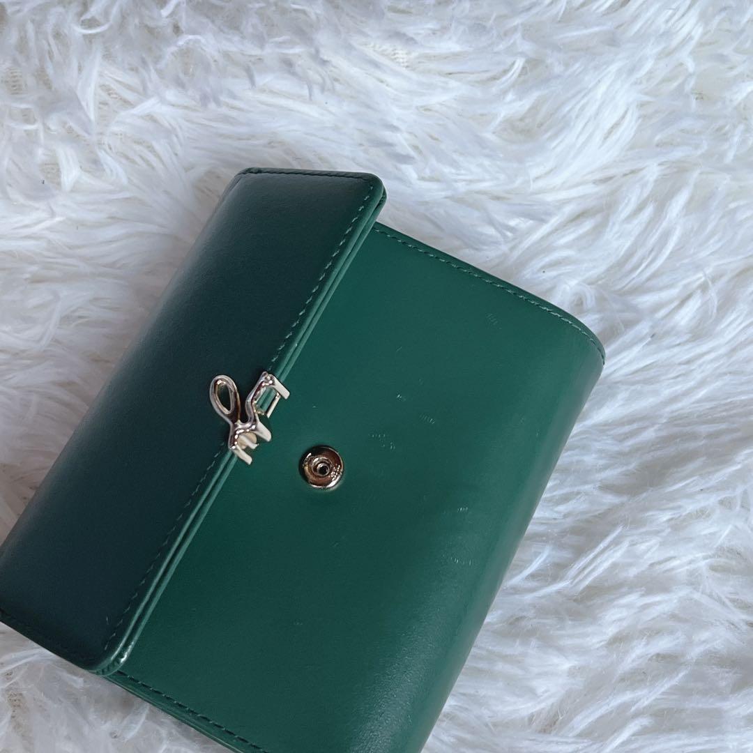 agnès b. VOYAGE 財布 グリーン