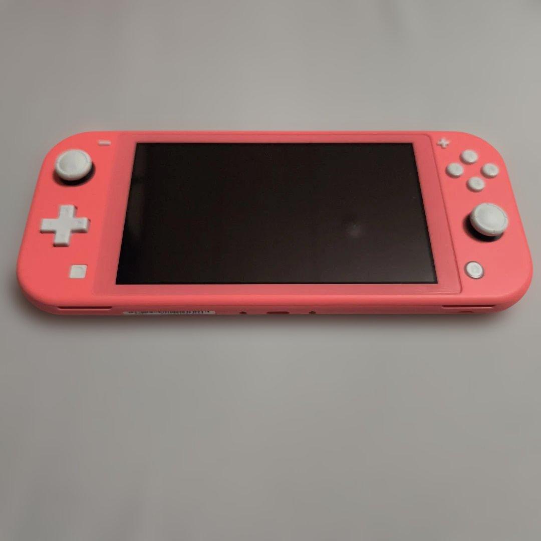 【ケース付き】Nintendo Switch LITE コーラルピンク