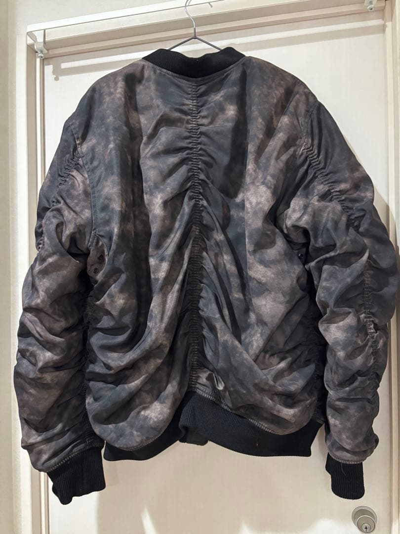 DIESEL ダークカモフラージュ MA-1ジャケット　サイズXXL