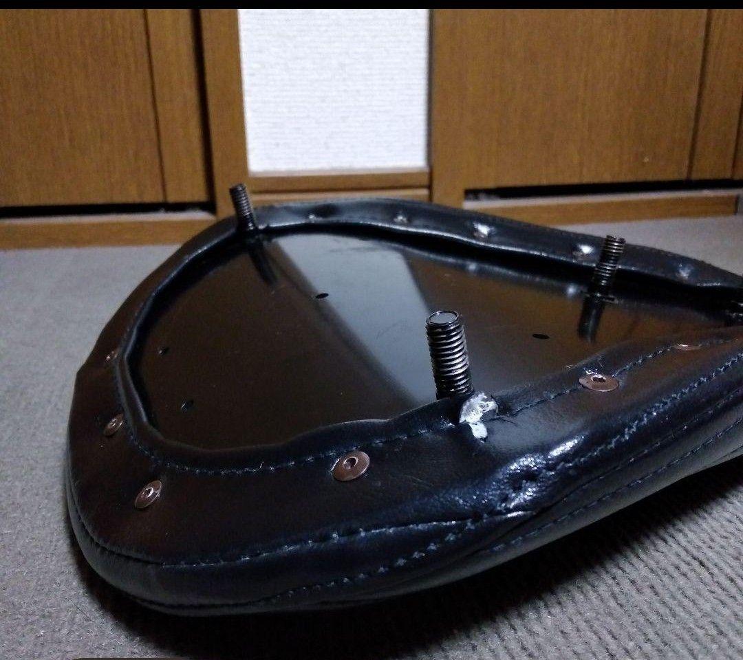 ☆ソロシート☆ベイツスタイル☆ブラック☆ハーレー☆SR☆チョッパー☆ボバー☆