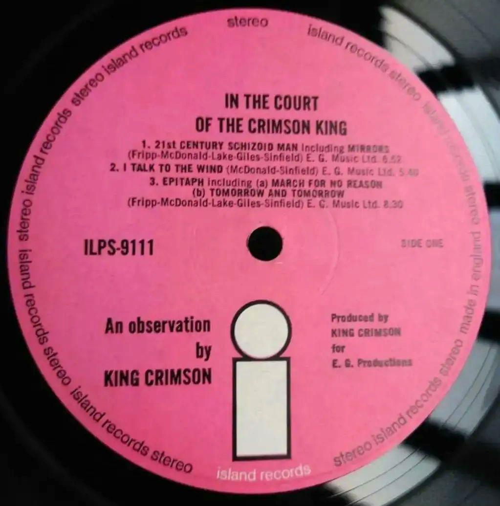 UK盤In the Court of the Crimson King
