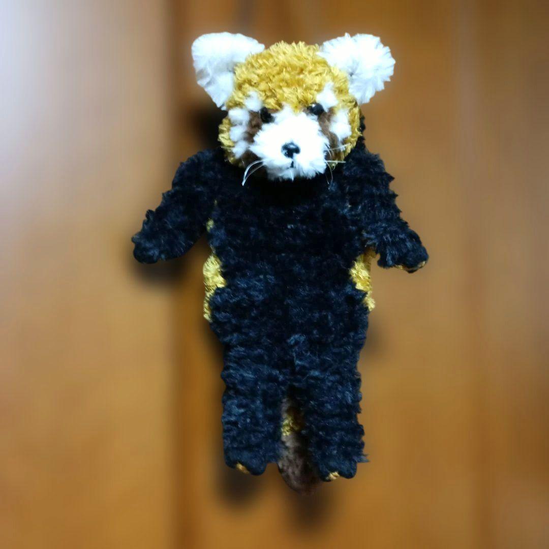 レッサーパンダ　スマホポーチ　ミニバッグ　あみぐるみ　一点物　試作品