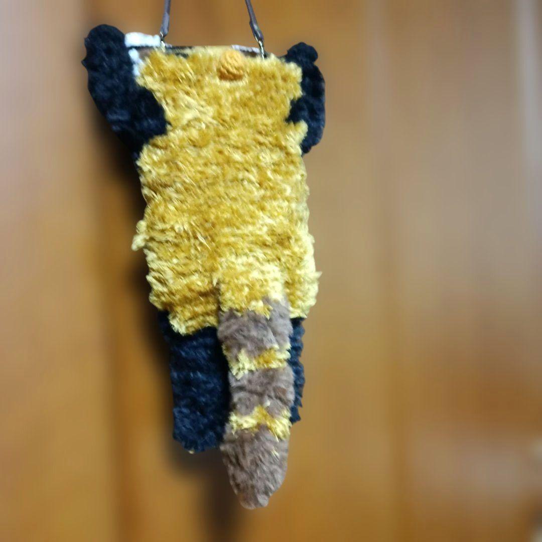 レッサーパンダ　スマホポーチ　ミニバッグ　あみぐるみ　一点物　試作品
