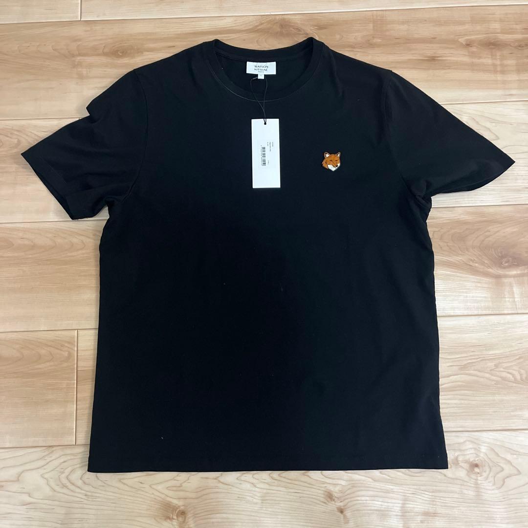 新品タグ付き_MAISON KITSUNÉ フォックスヘッド レギュラーTシャツ