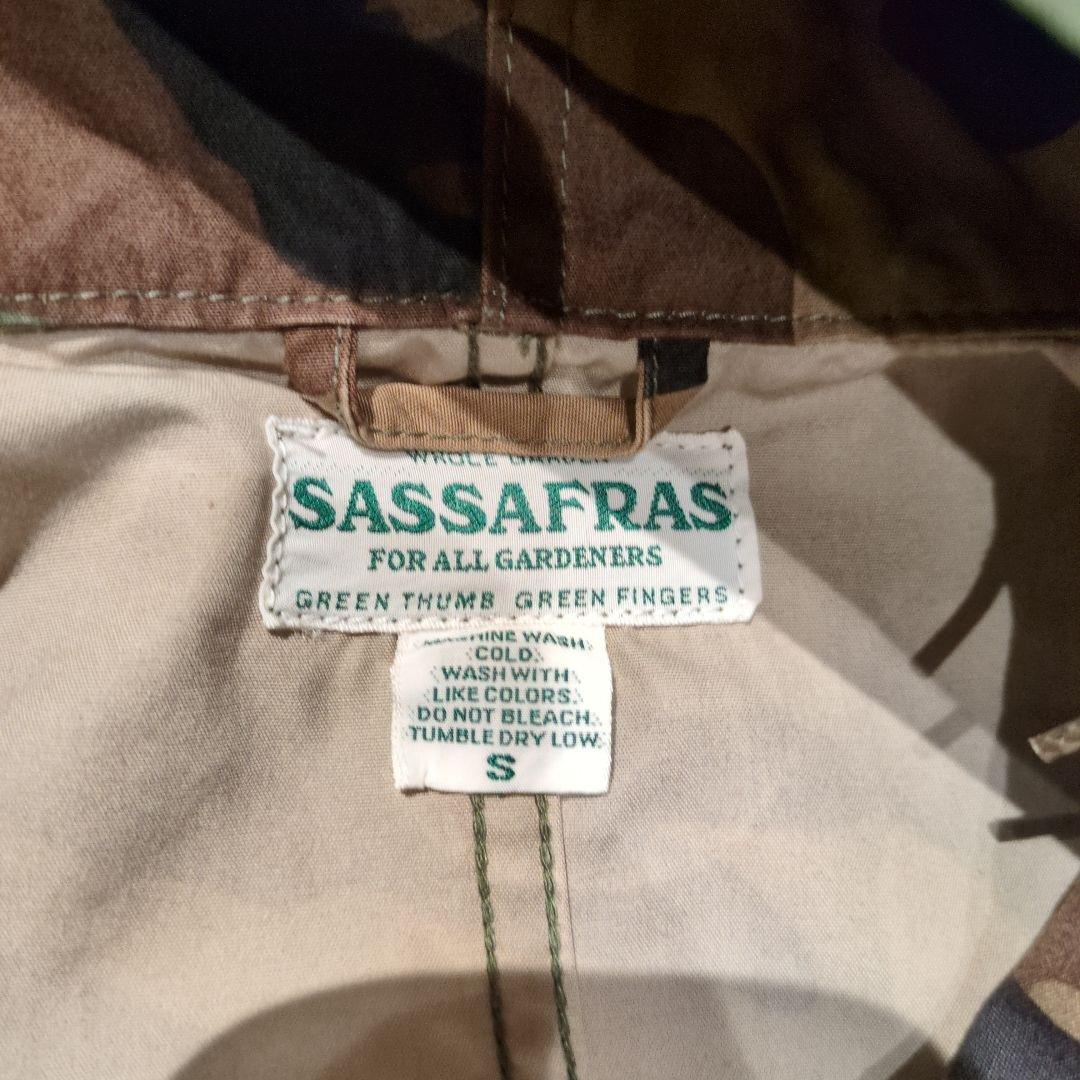 SASSAFRAS 迷彩 モッズコート フード付き