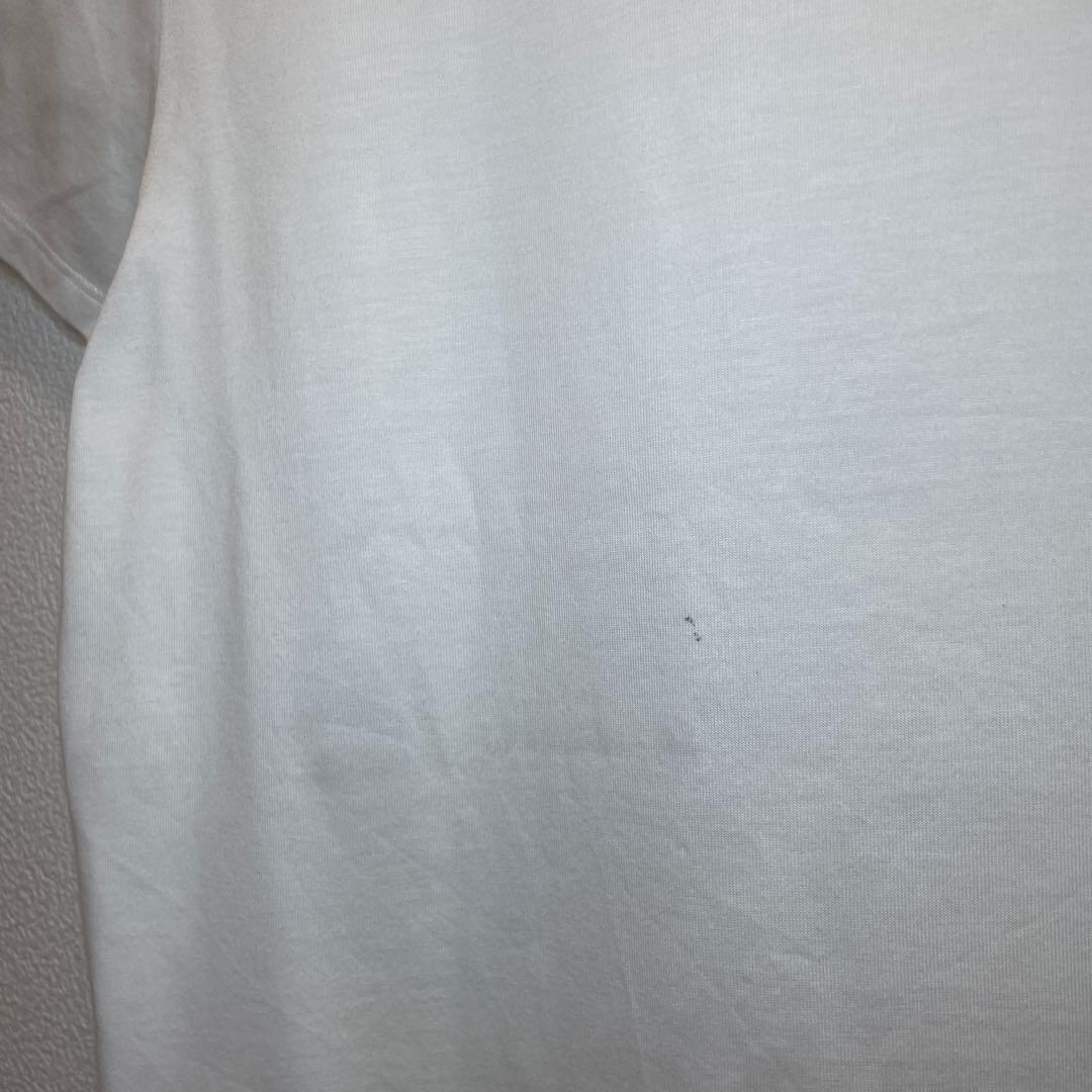 エルメス　白　刺繍入りポケット　Tシャツ