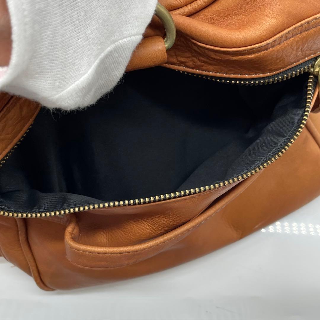 BN6068●FRYE レザーボストンバッグ 2WAY キャメル ビンテージ