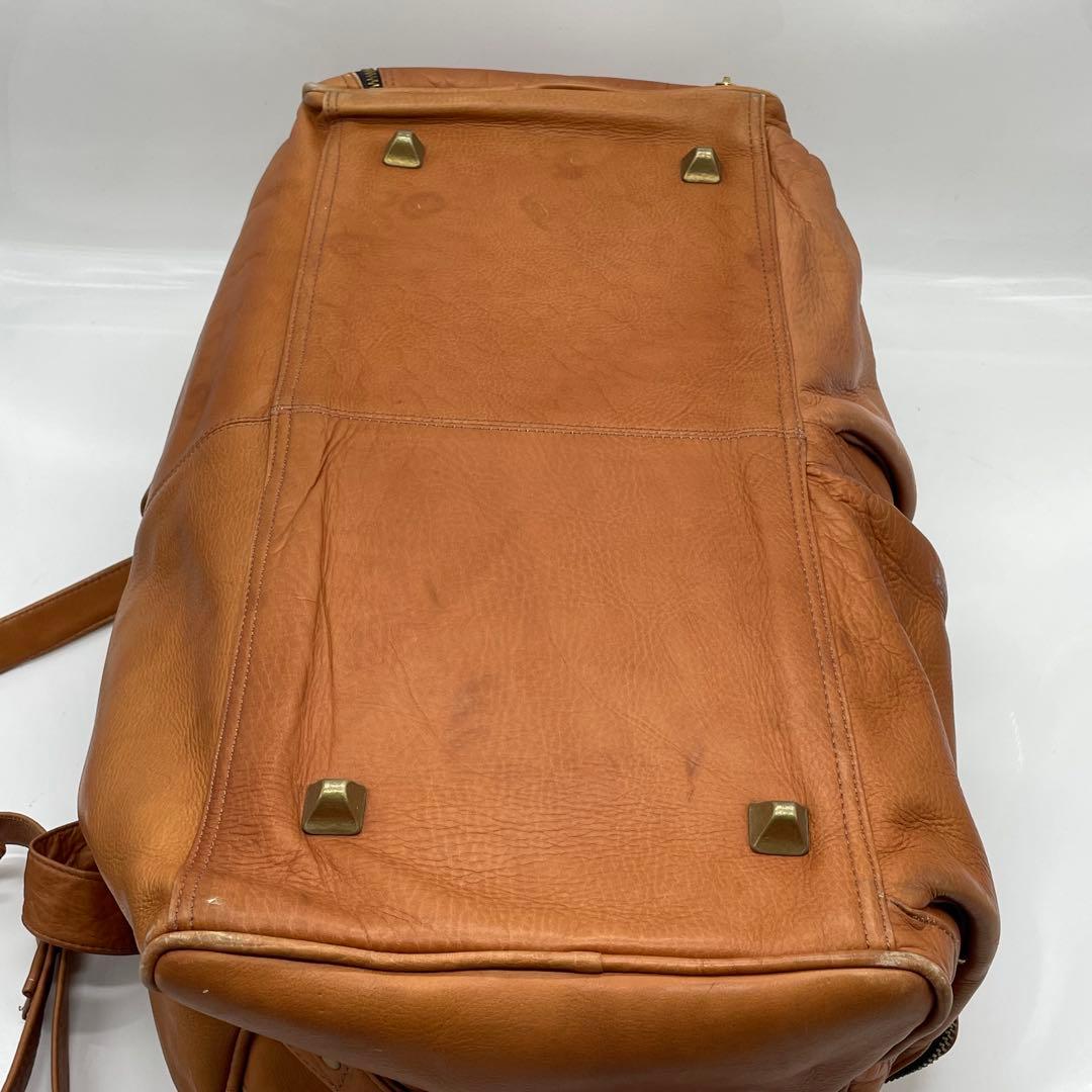 BN6068●FRYE レザーボストンバッグ 2WAY キャメル ビンテージ