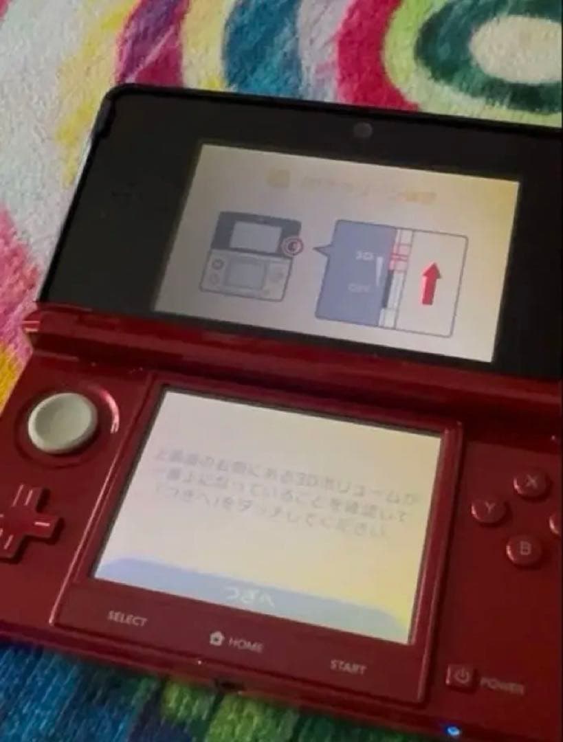 Nintendo 3ds クリアレッド