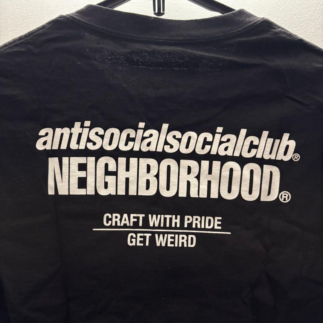 ASSC×neighborhood コラボTシャツ/黒XL