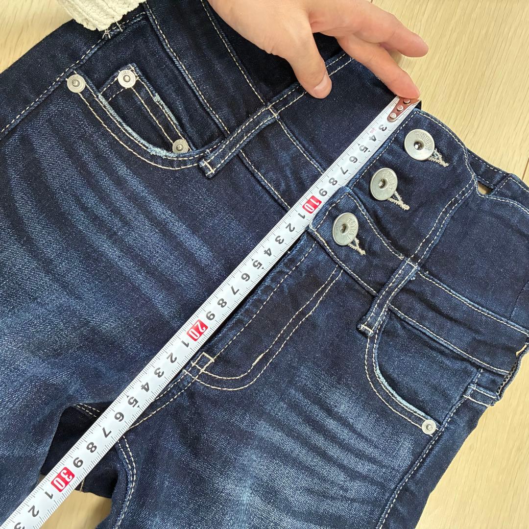 美品✨GYDA スキニーパンツ デニム インディゴ 可愛い ハイウエスト 美脚
