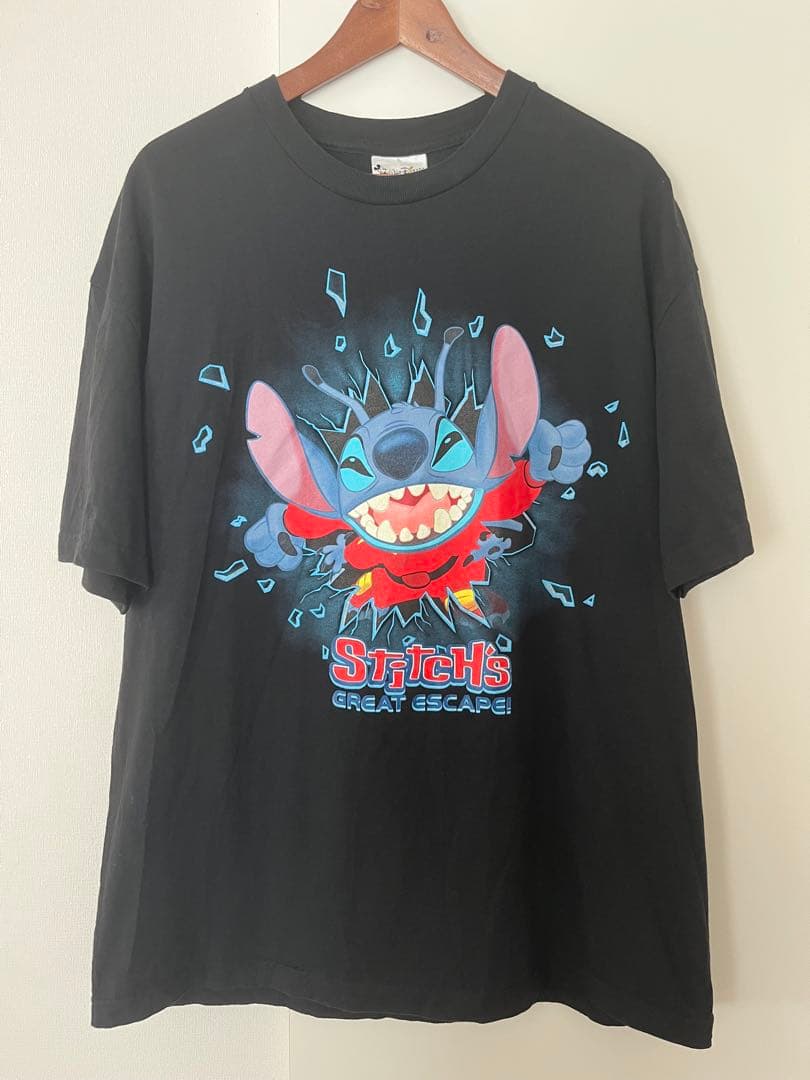ミ*ナ様 ディズニー ヴィンテージ スティッチ Tシャツ XLサイズ 90s W