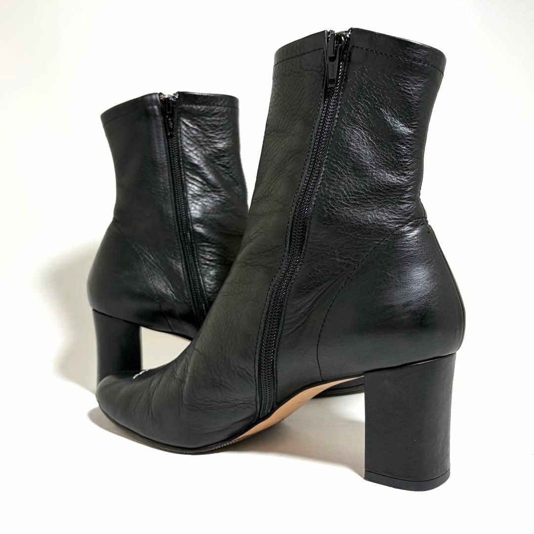 極美品☆SAKIAS 5-LAB ファイブステッチ ショートブーツ 黒 37