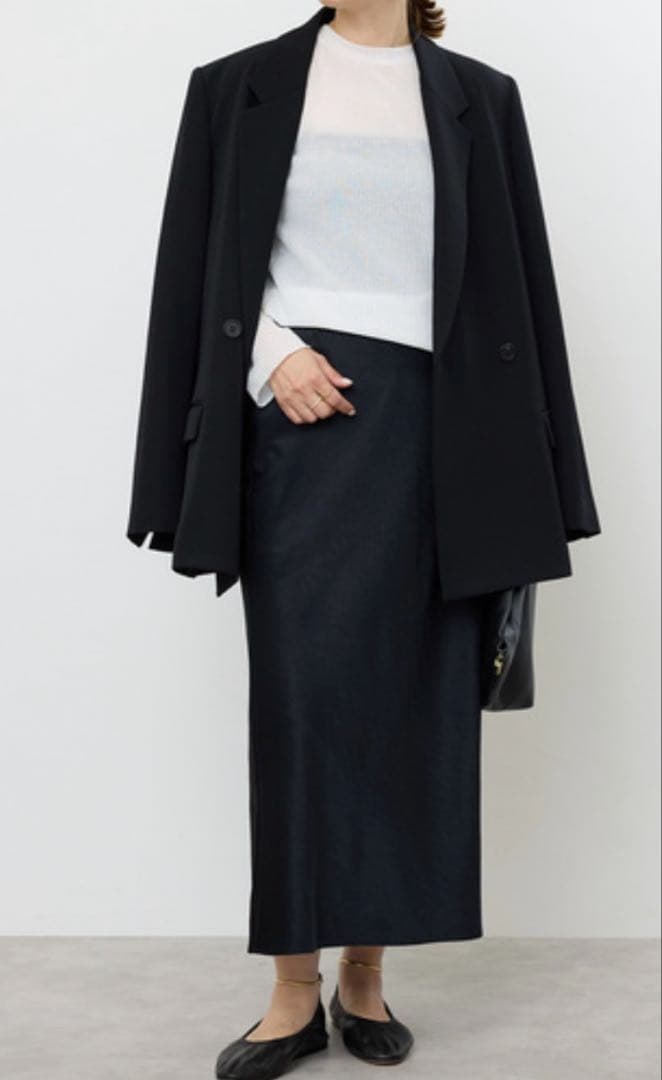 ドゥーズィエムクラス　Minimal Satin スカート 2024年　美品
