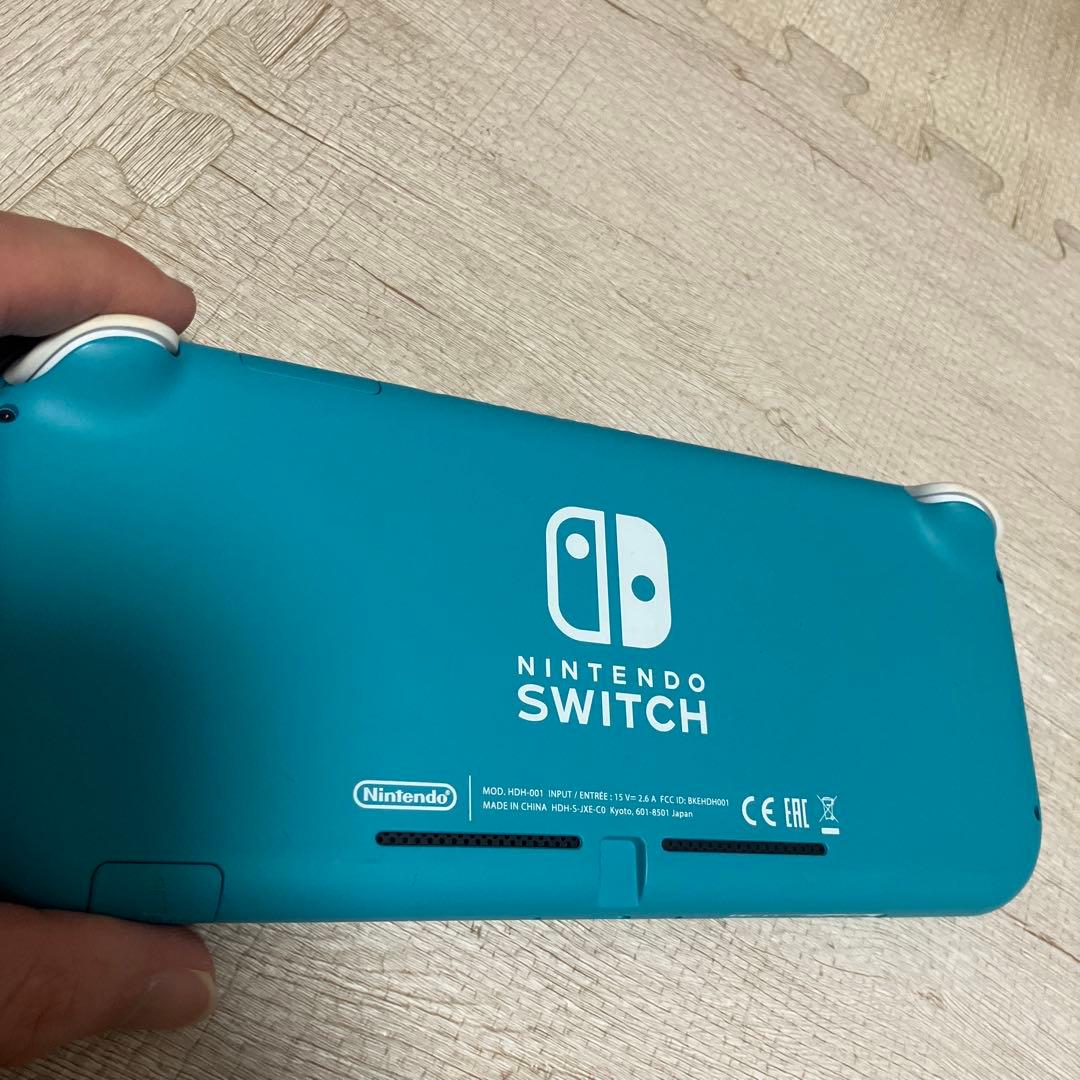 Nintendo Switch Lite ターコイズ 本体 充電器付き　箱無し