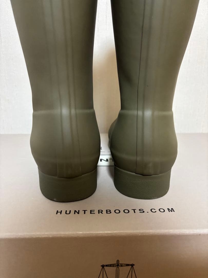 HUNTER レインブーツ　 オリーブグリーン