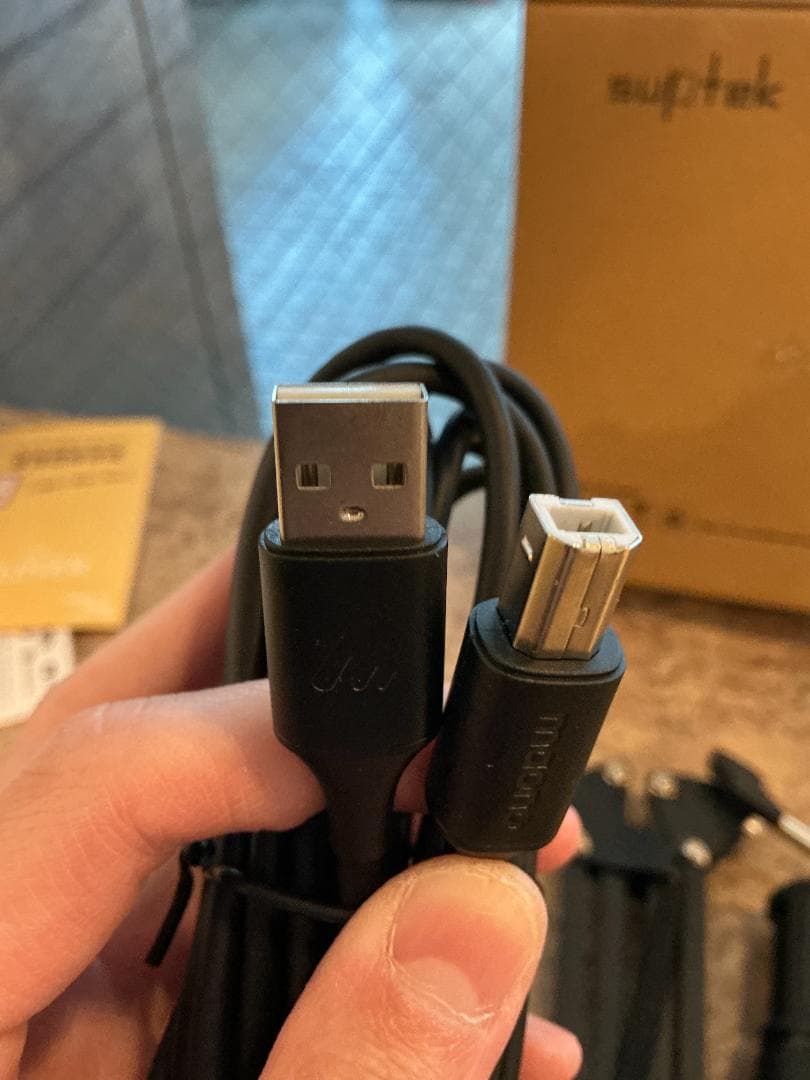 コンデンサーマイクセット ゲイン調整ノブ USBケーブル付き 179B1728