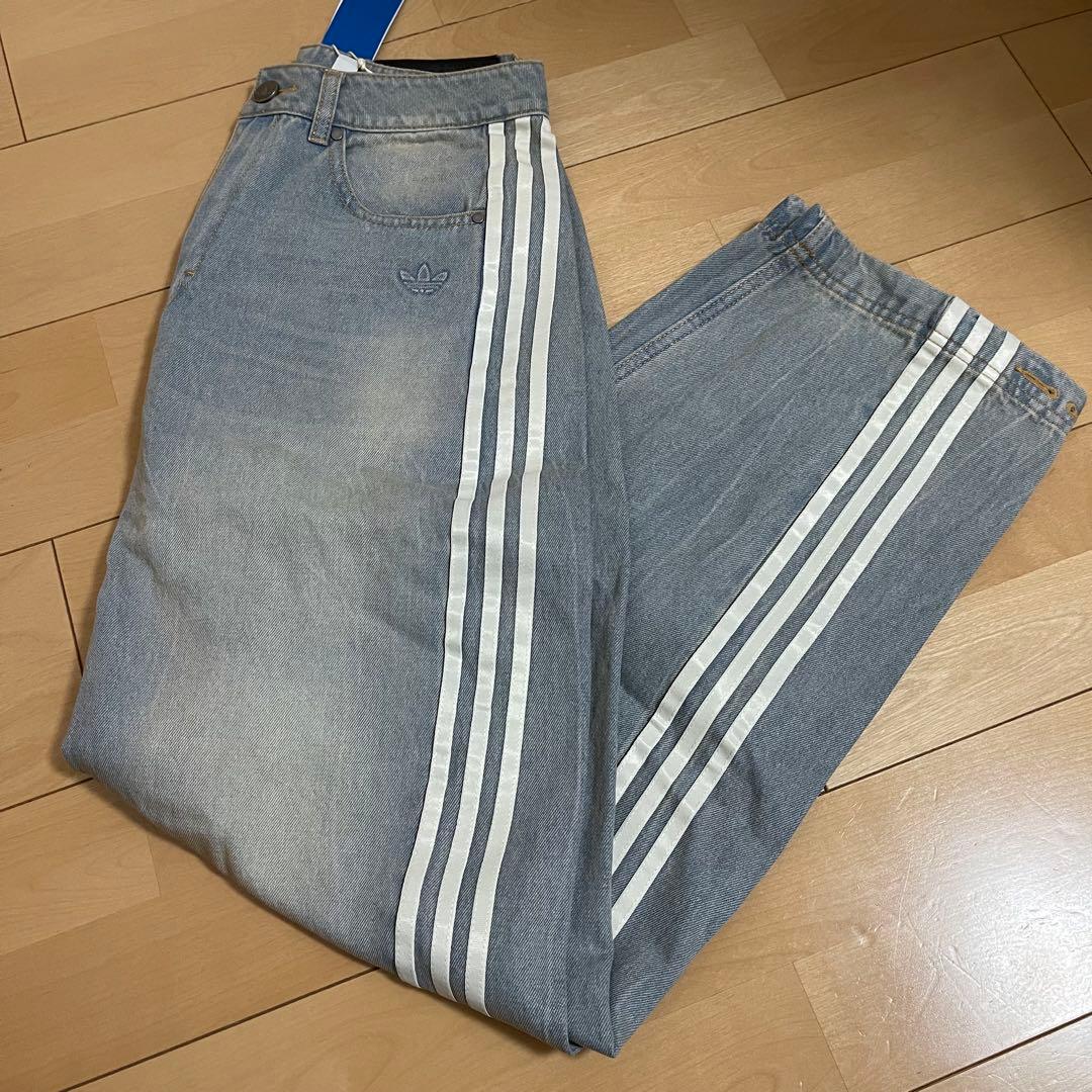 新品26】ADILENIUMシーズン3 バナナフィット ウォッシュドデニムパンツ