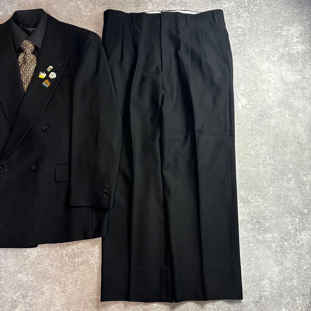 セットアップ ダブルスーツ 成人式 入学式 ピンズ vintage no.84