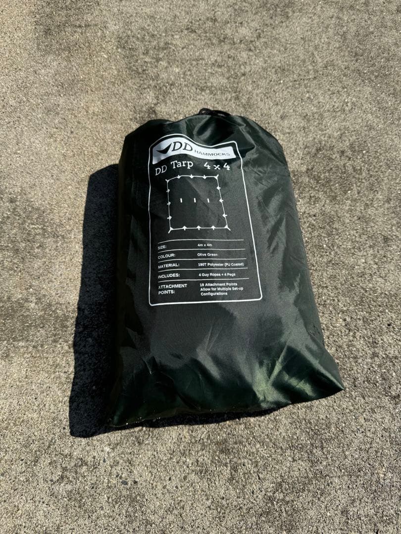 DD HAMMOCKS DD Tarp 4×4 DDタープ　オリーブグリーン