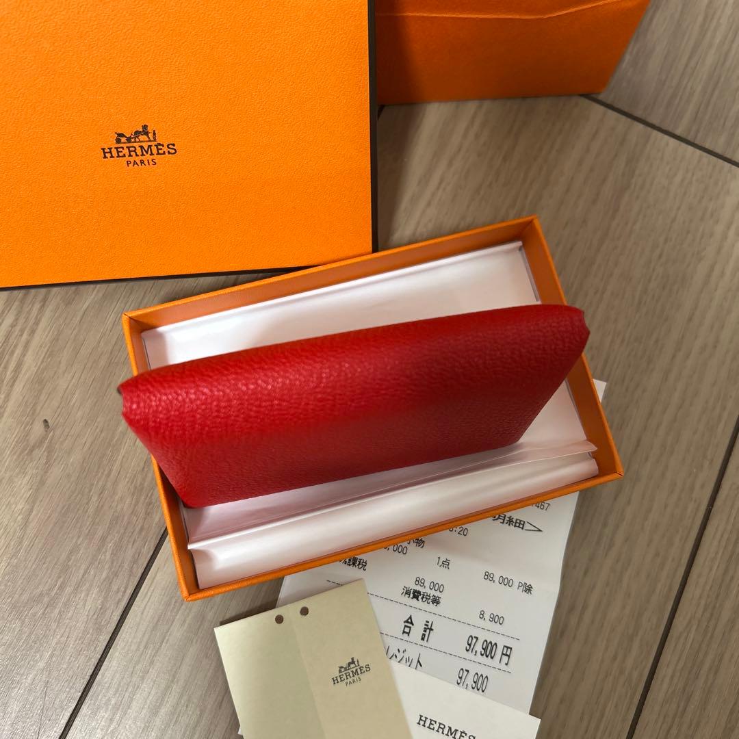 最終値下げ　HERMES エルメス　カルヴィ　デュオ　新色　正規品