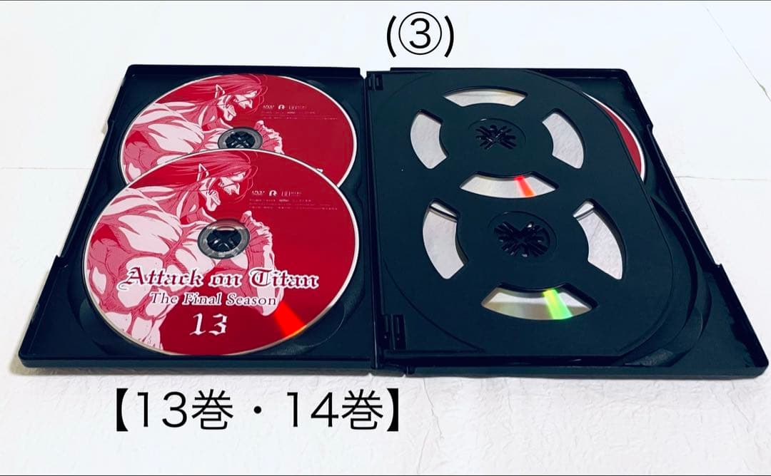 進撃の巨人　Final Season ファイナル　【全17巻】　DVD 全巻