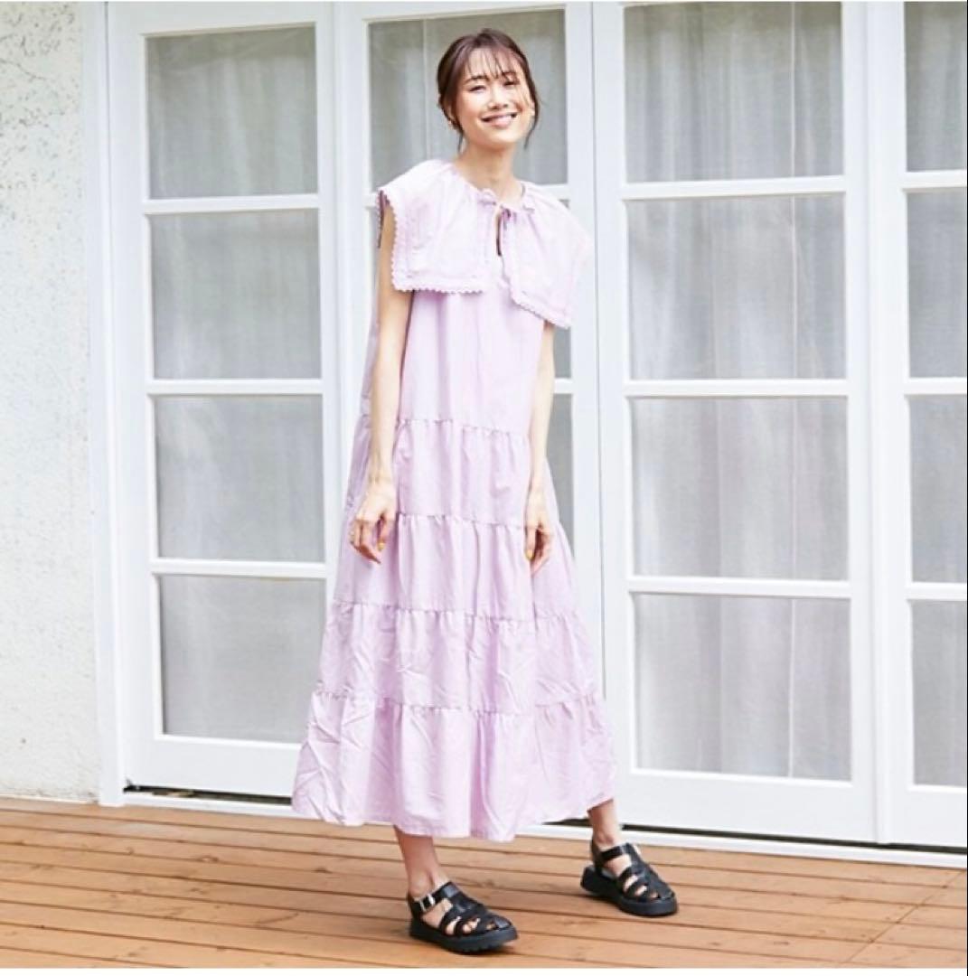 プティマインリアン　親子リンクコーデ　姉妹　年子　お揃い　ハート　ティアード