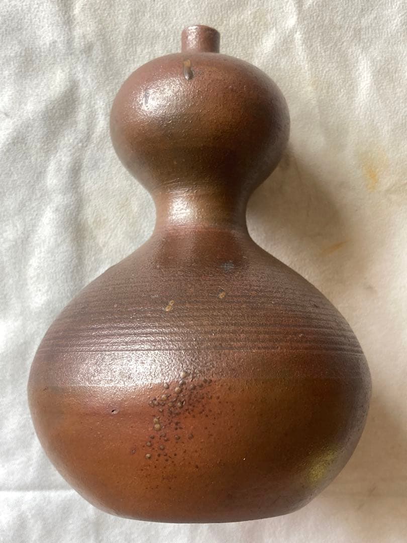 ジャンク品 備前焼 瓢徳利 詳細不明