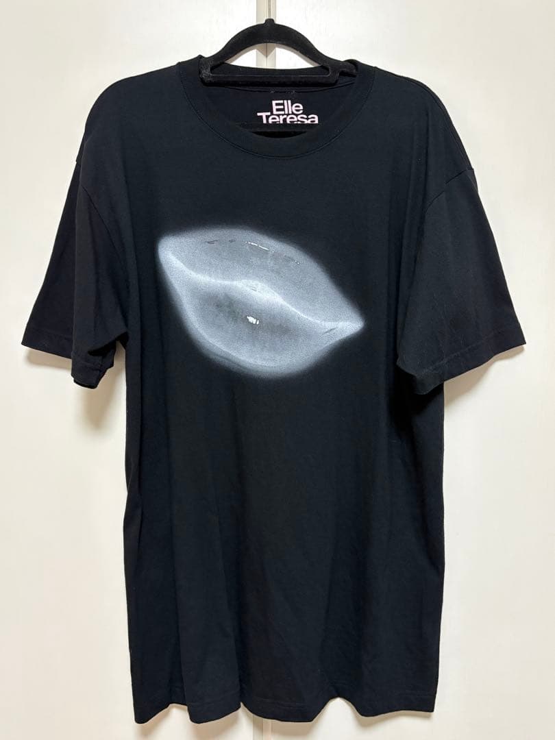 美品 エルテレサ LipTee ブラック LLサイズ elleteresa