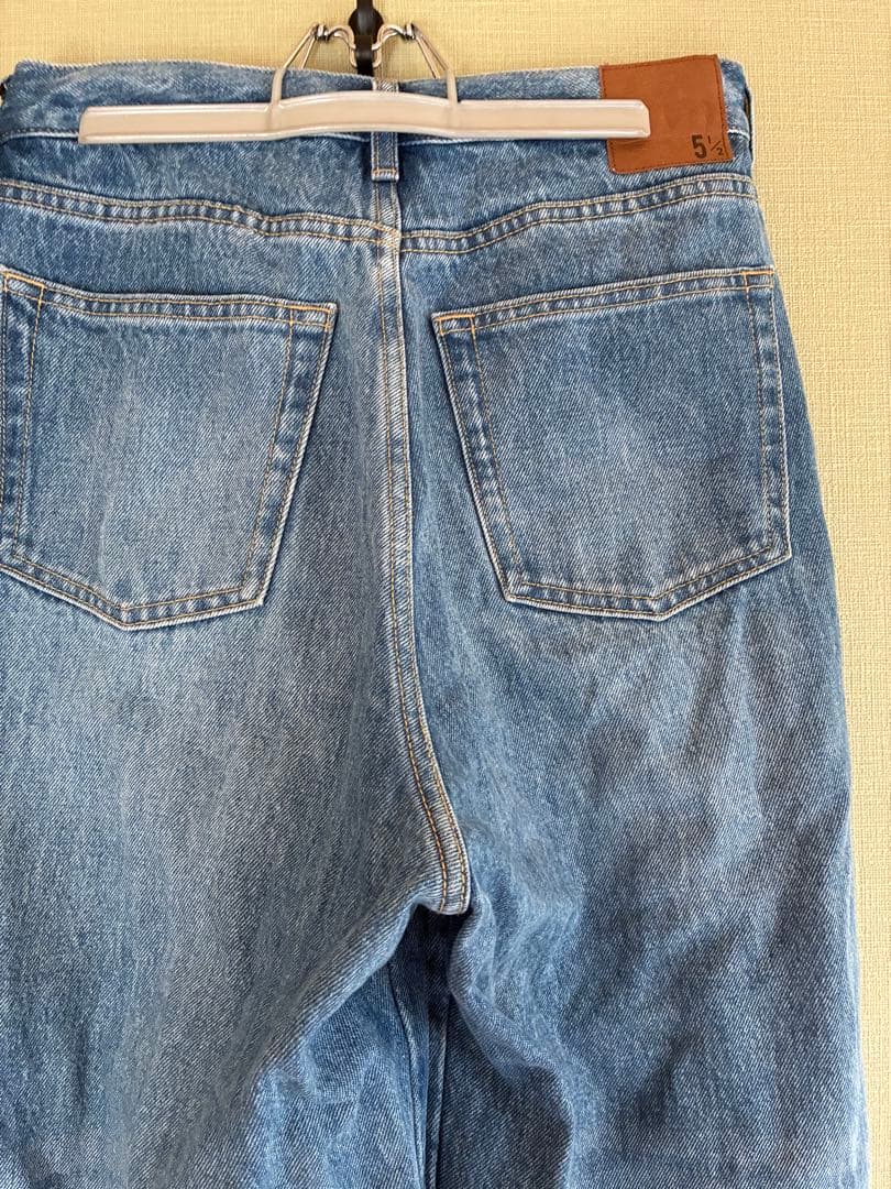 スピックアンドスパン 51/2 CURVE LINE_DENIM 28