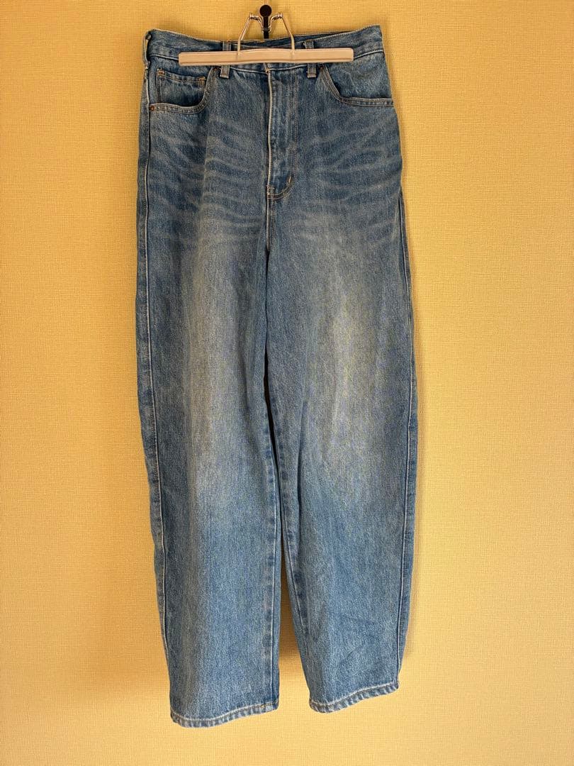 スピックアンドスパン 51/2 CURVE LINE_DENIM 28