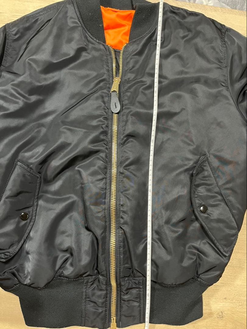 ALPHA MA-1 flight jacket USA製　ブラック
