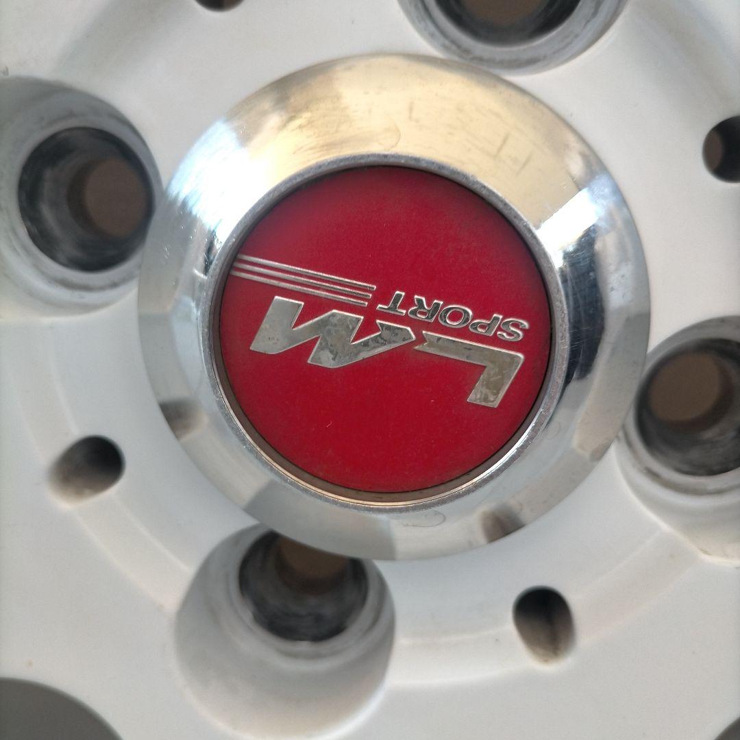 LM Sport ホワイトホイールとYokohamaスタッドレスタイヤセット