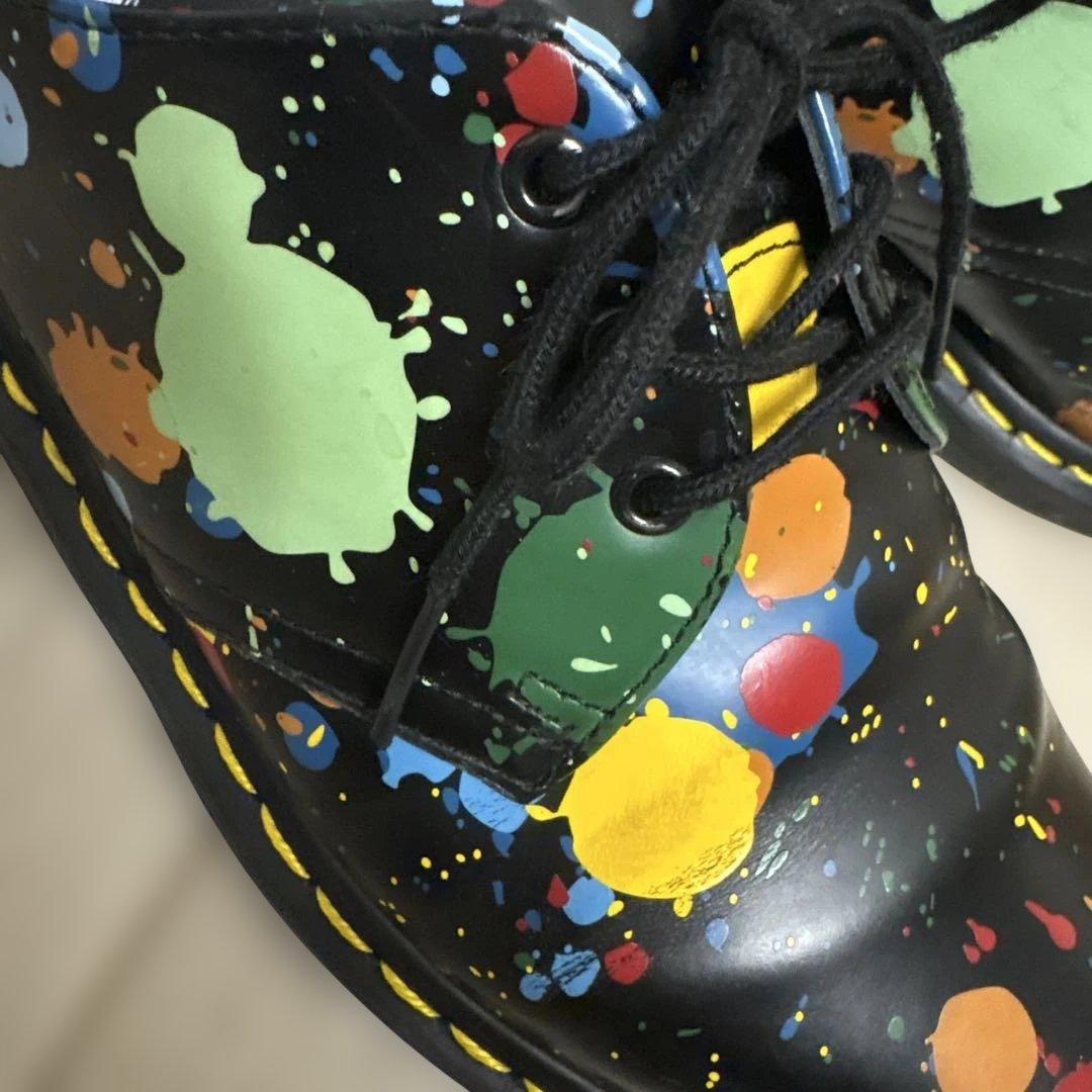こ*む様 Dr. Martens ペイントスプラッター3ホール