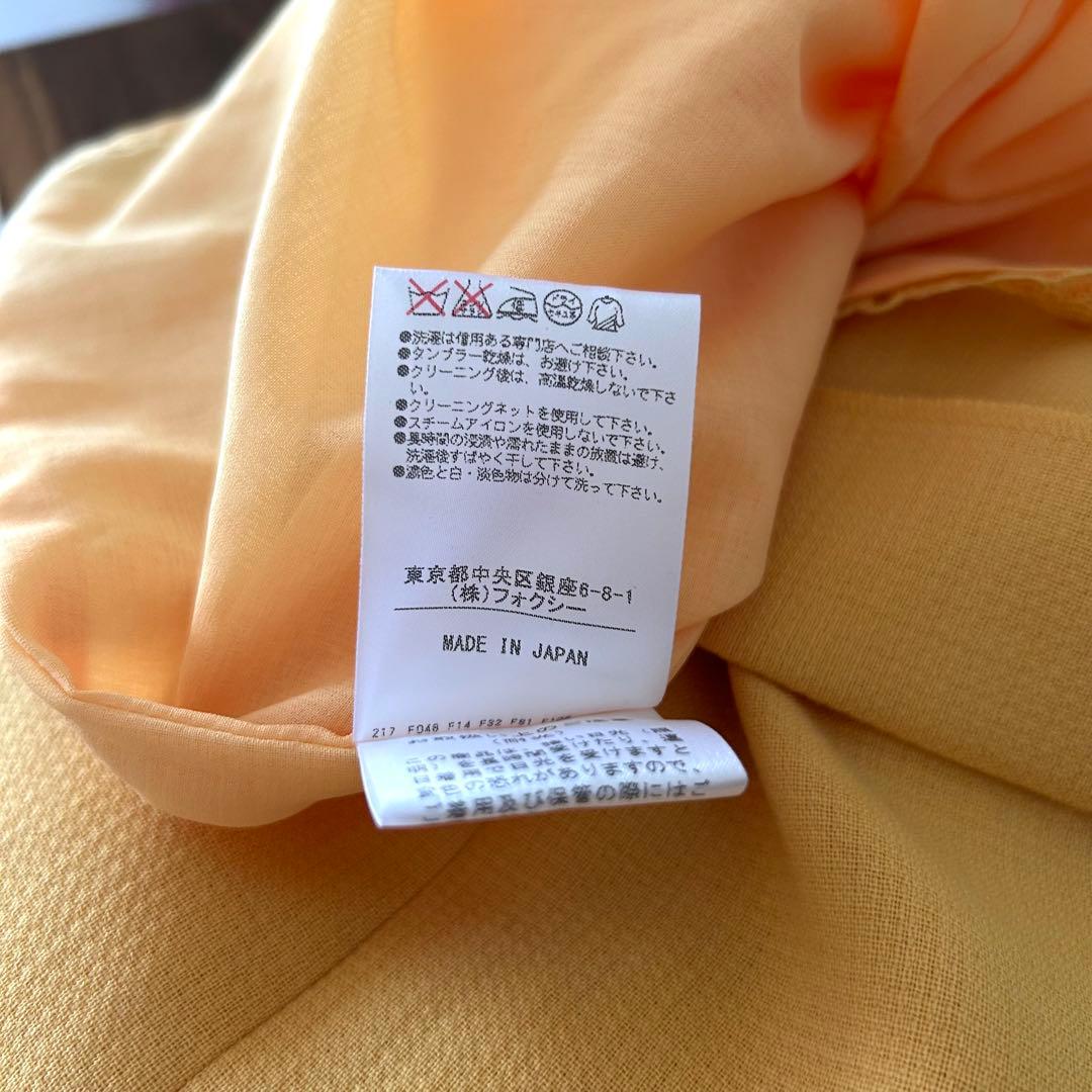 FOXEYフォクシー♡ひざ丈ワンピース ドレス ティアード フレア Aライン
