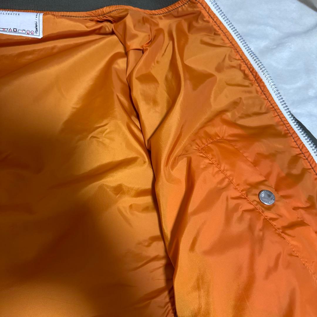 sacai MA-1ジャケット カーキ　サカイアウター