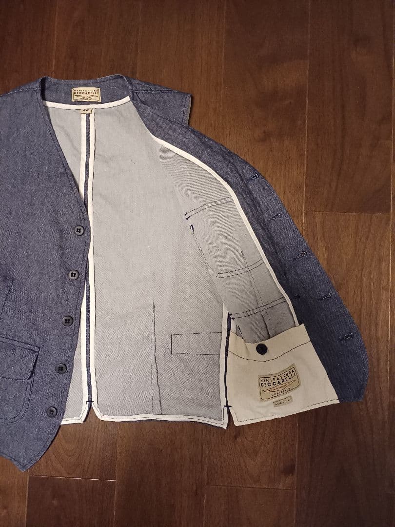 MANIFATTURA CECCARELLI デニムベスト イタリア製