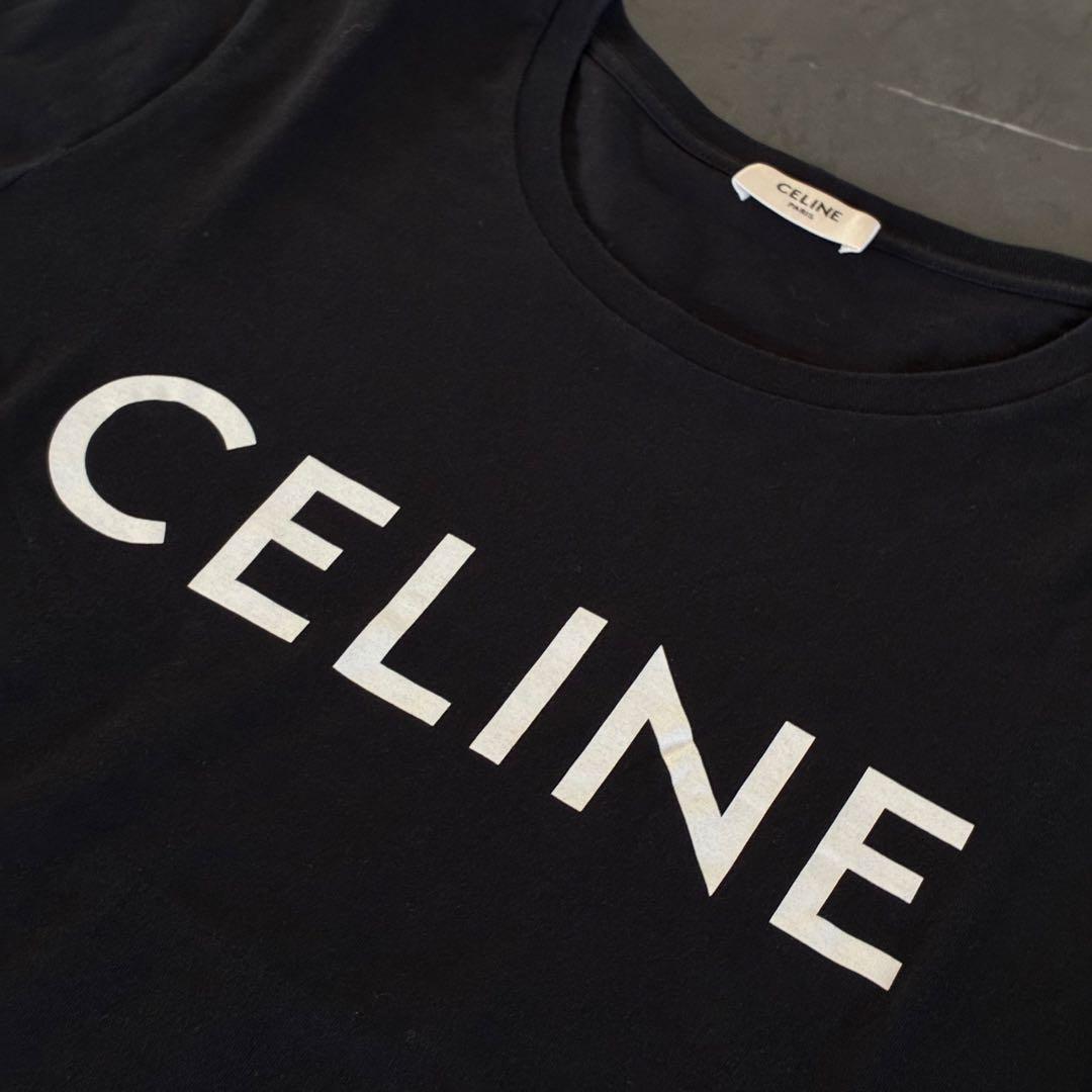 CELINE 半袖Tシャツ　ブラック　Sサイズ