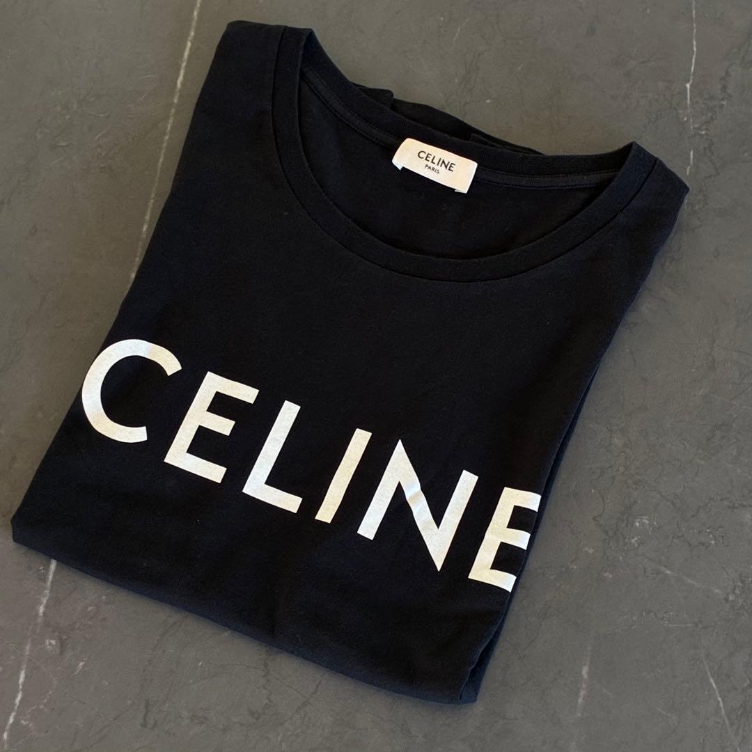 CELINE 半袖Tシャツ　ブラック　Sサイズ