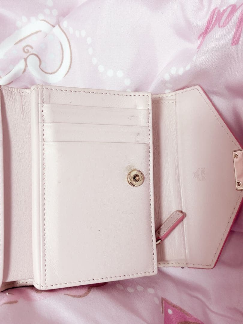 MCM 財布 ピンク
