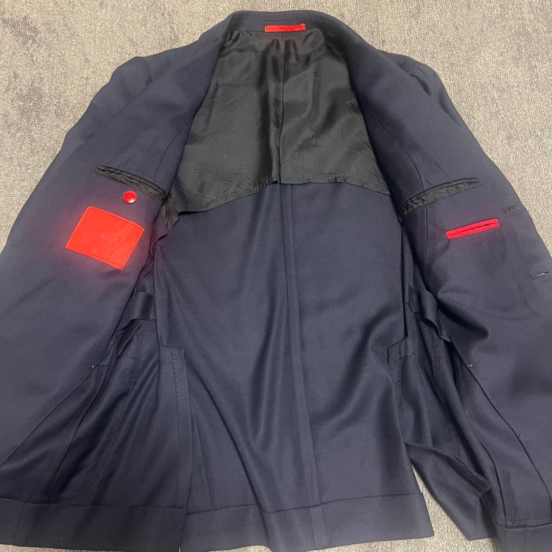 美品　イザイア　セイラー　ネイビーホップサック　スーパー130s サイズ44